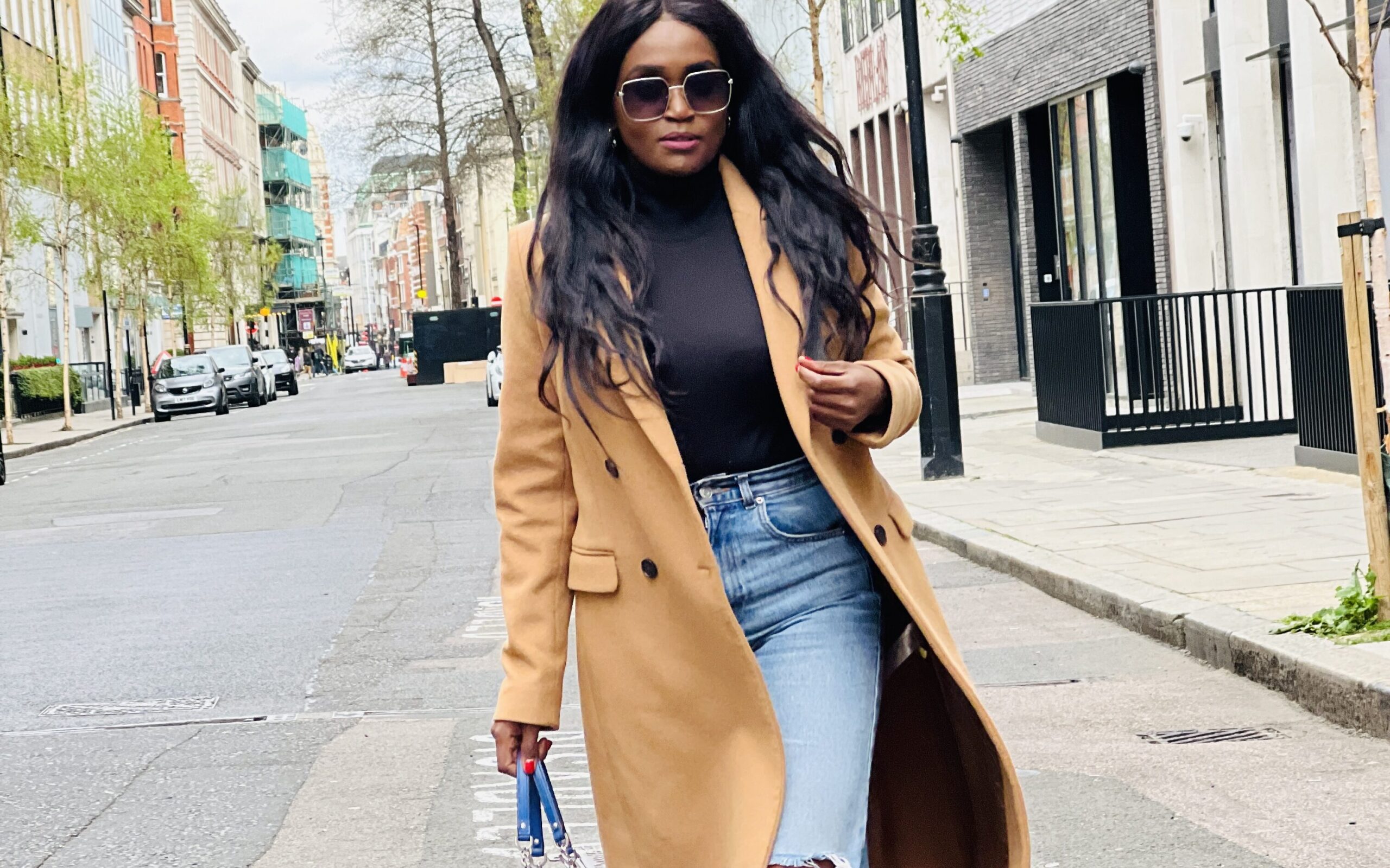 Nillah walking on the road matching forward