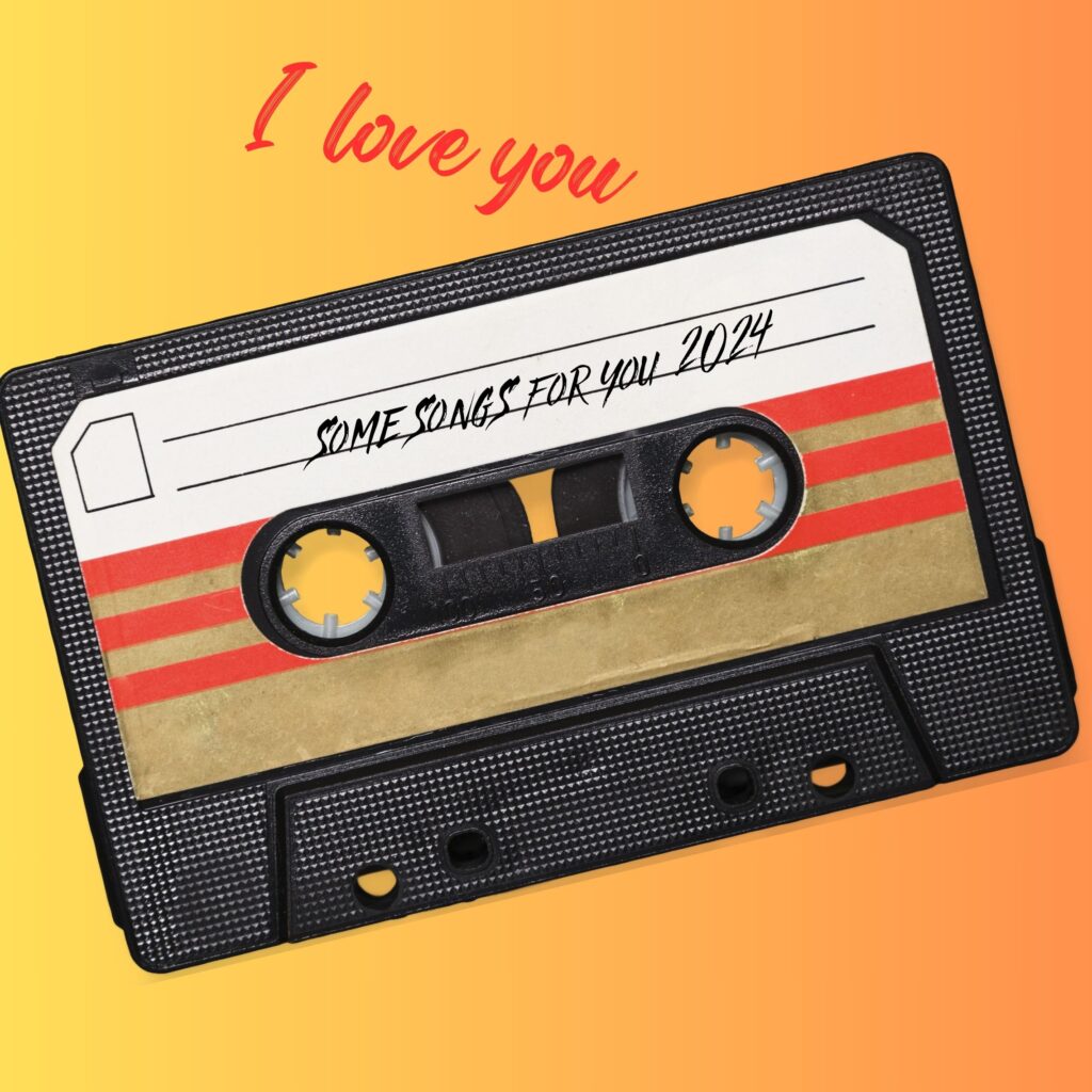 Cassette with love songs
