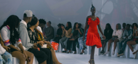 Image of a fashion show showcasing Africa fashion designers