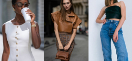 Three stylish women showcasing the must-have wardrobe essentials that can elevate your wardrobe
