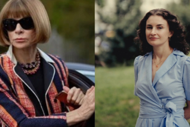 Anna Wintour and Chloe Malle, highlighting the leadership transition at Vogue US.